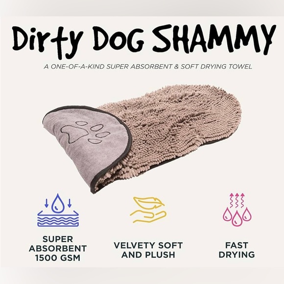 NWT Dog Gone Smart Shammy Dog Towels For Drying Dogs - Picture 2 of 6